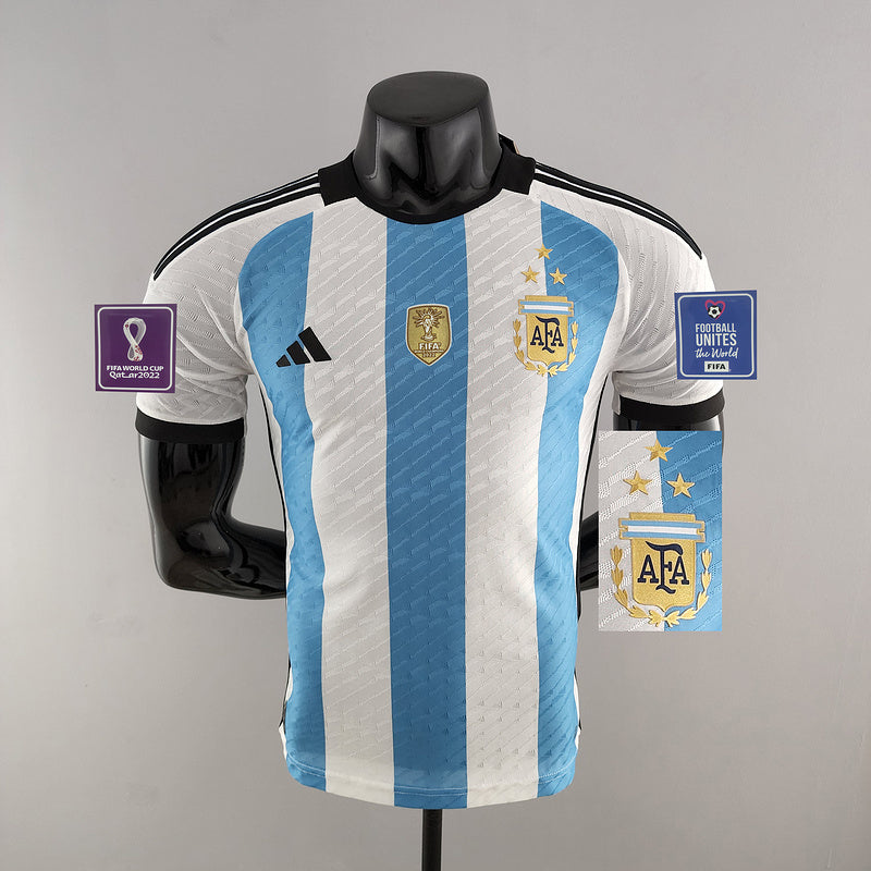 2022 Argentina 3-Star World Cup Jersey Home (F6D4)