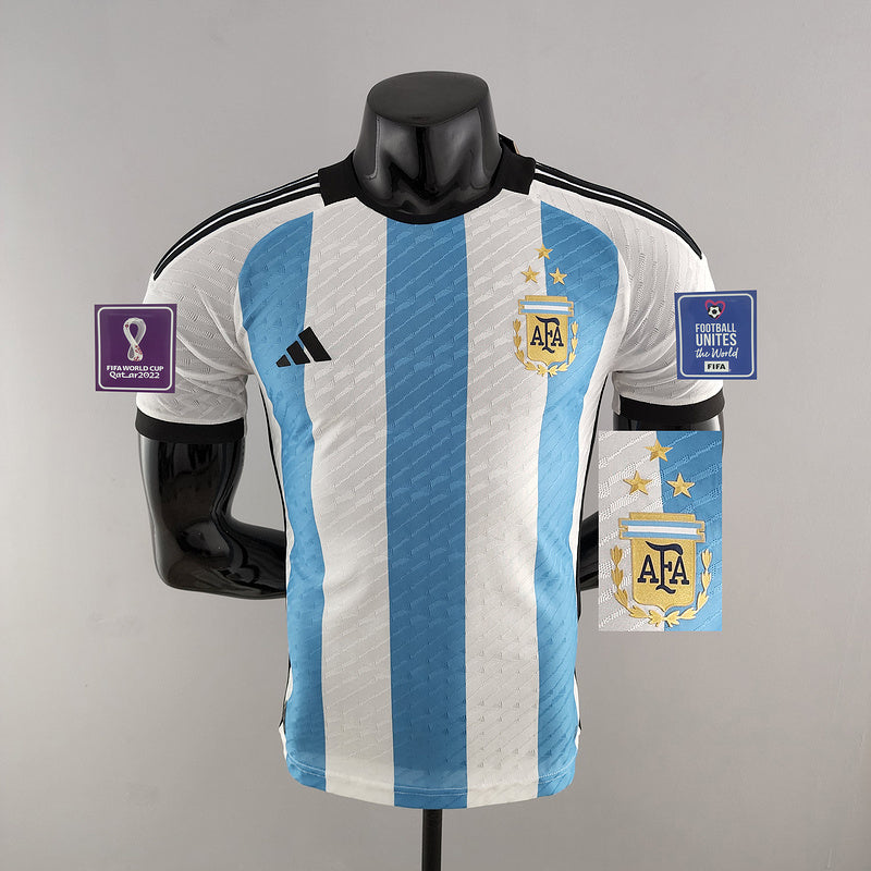 2022 Argentina 3-Star World Cup Jersey Home (F6D4)