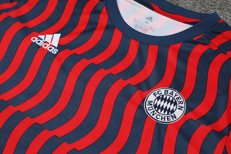 23/24 Bayern Munich Training Uniform Red (A3D8)
