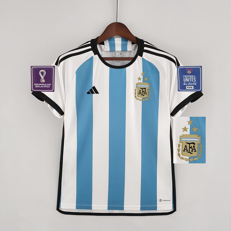 2022 Argentina 3-Star World Cup Jersey Home (F6D4)