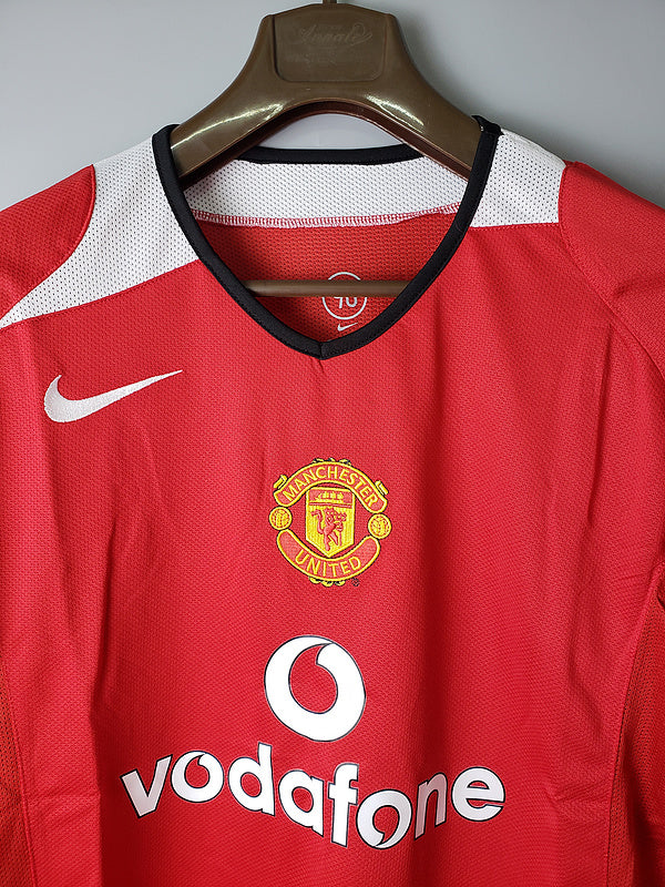 2005 Retro Manchester United MAN UTD Home Long sleeve (1BCC)