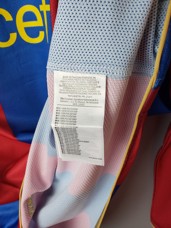Retro 07∕08 Barcellona long sleeves home (E4EA)