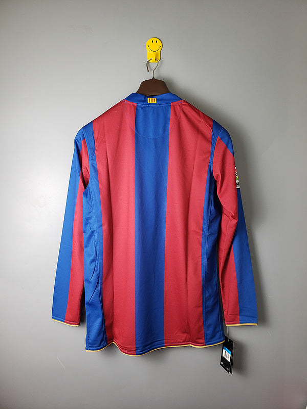 Retro 07∕08 Barcellona long sleeves home (E4EA)