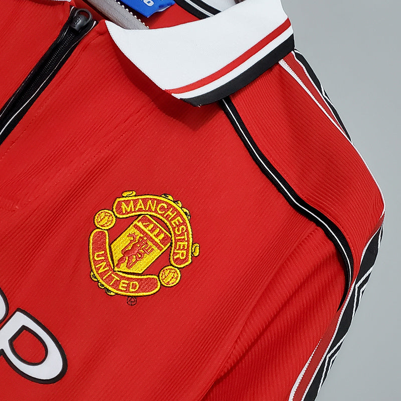 Retro long-sleeved 98∕99 Manchester United home (A71A)
