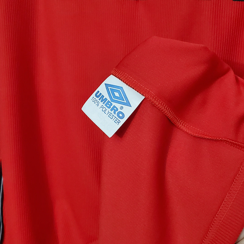 Retro long-sleeved 98∕99 Manchester United home (A71A)