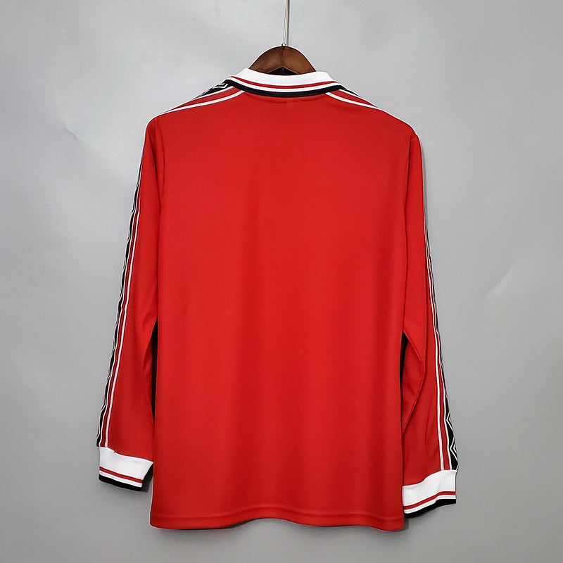 Retro long-sleeved 98∕99 Manchester United home (A71A)