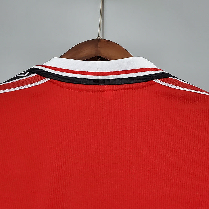 Retro long-sleeved 98∕99 Manchester United home (A71A)