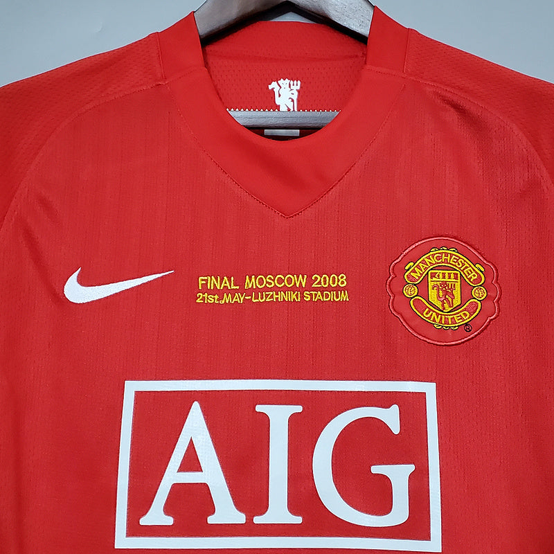 Retro 07∕08 Manchester United MAN UTD Champions League version home (358E)