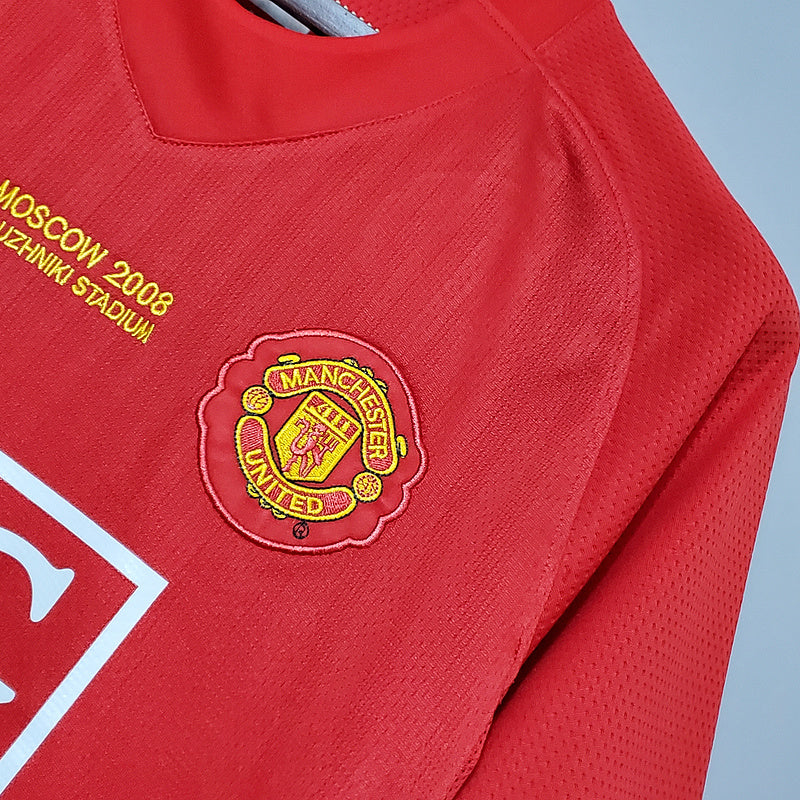 Retro 07∕08 Manchester United MAN UTD Champions League version home (358E)