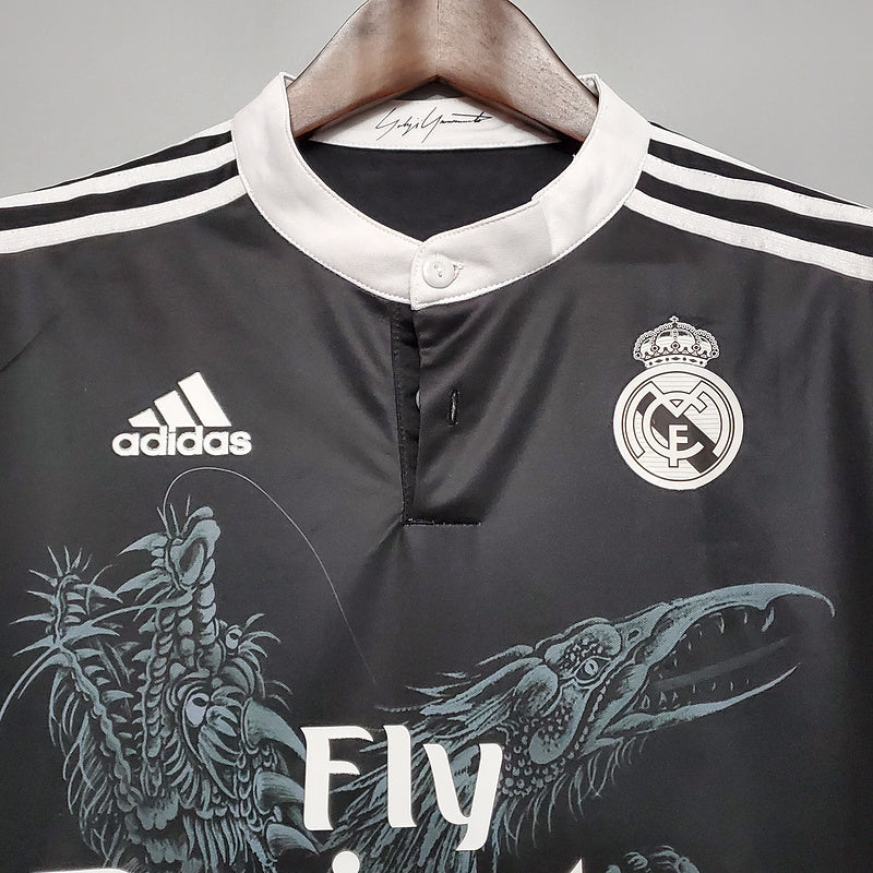 Retro Long Sleeve Real Madrid 14∕15 Third Away (6BE7)