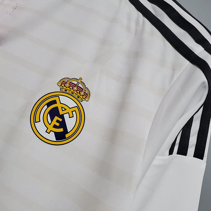 Retro Long Sleeve Real Madrid 14∕15 home (1B3A)