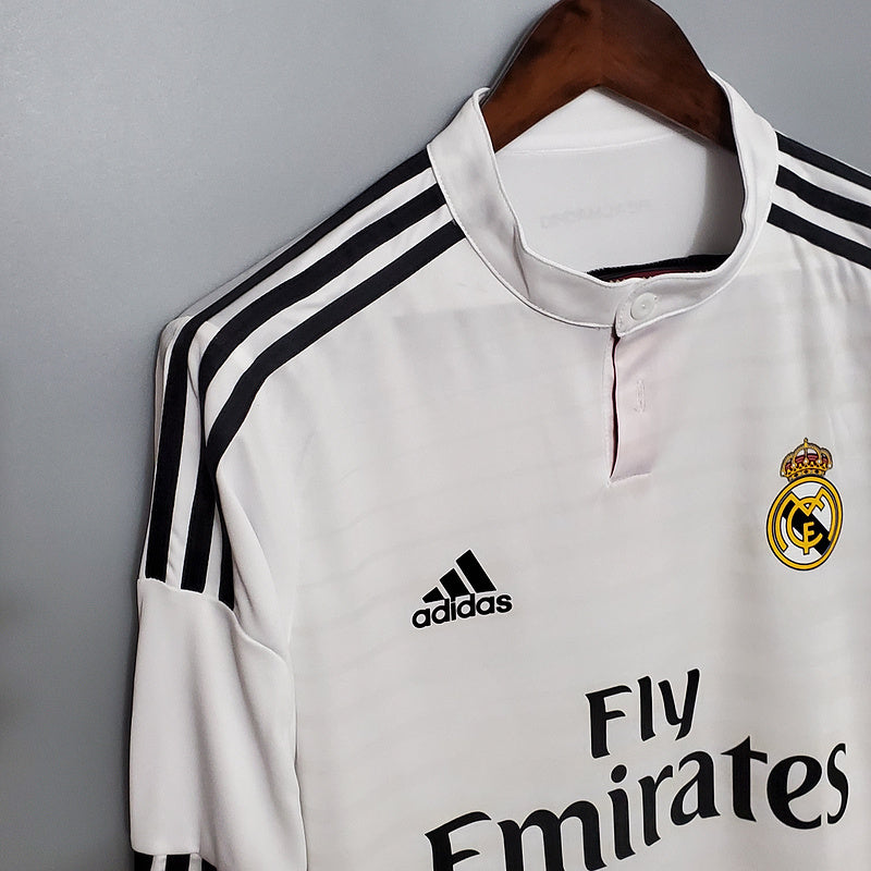 Retro Long Sleeve Real Madrid 14∕15 home (1B3A)