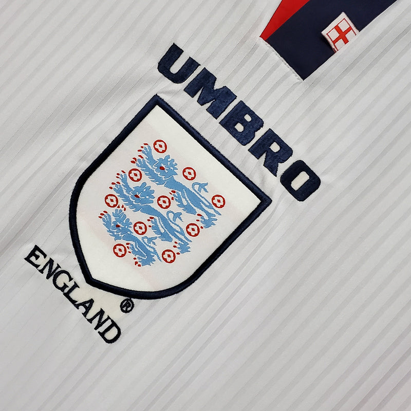 Retro Long Sleeve 1998 England home (29D3)