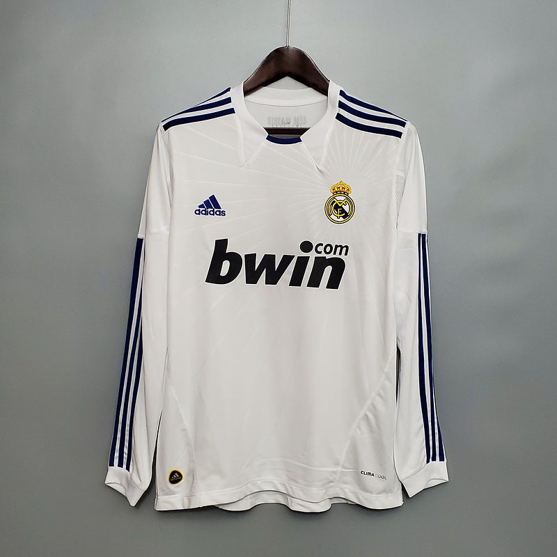 Retro Real Madrid 10∕11 Long sleeve home (4A6D)