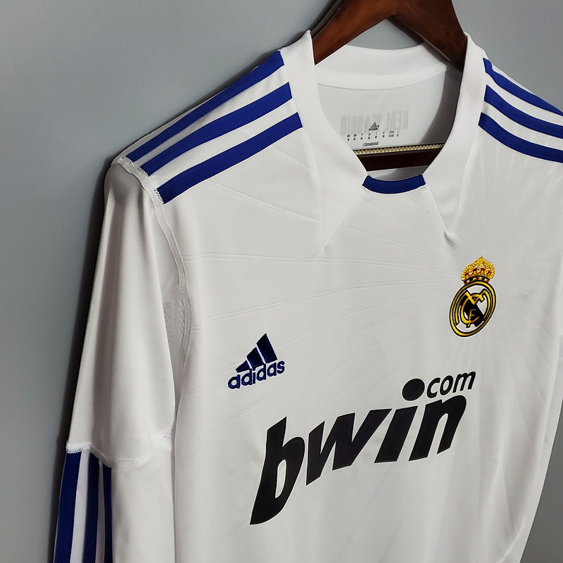 Retro Real Madrid 10∕11 Long sleeve home (4A6D)