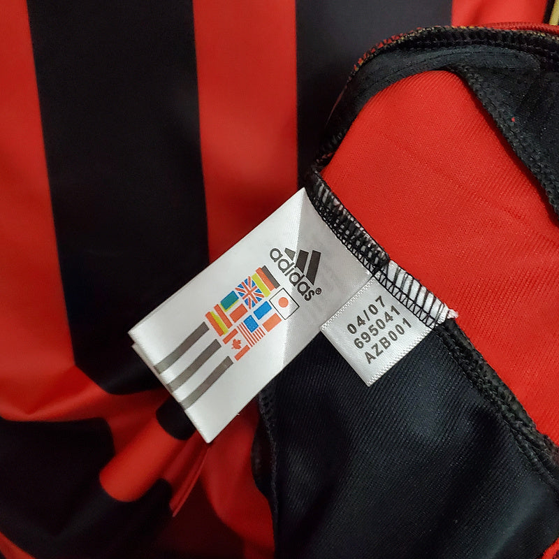 Retro 06∕07 AC Milan Long sleeve home (B424)