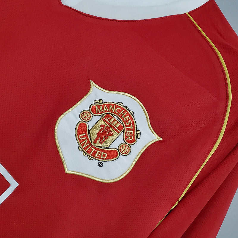Retro 06∕07 Manchester United MAN UTD Long sleeve Home (ACB2)