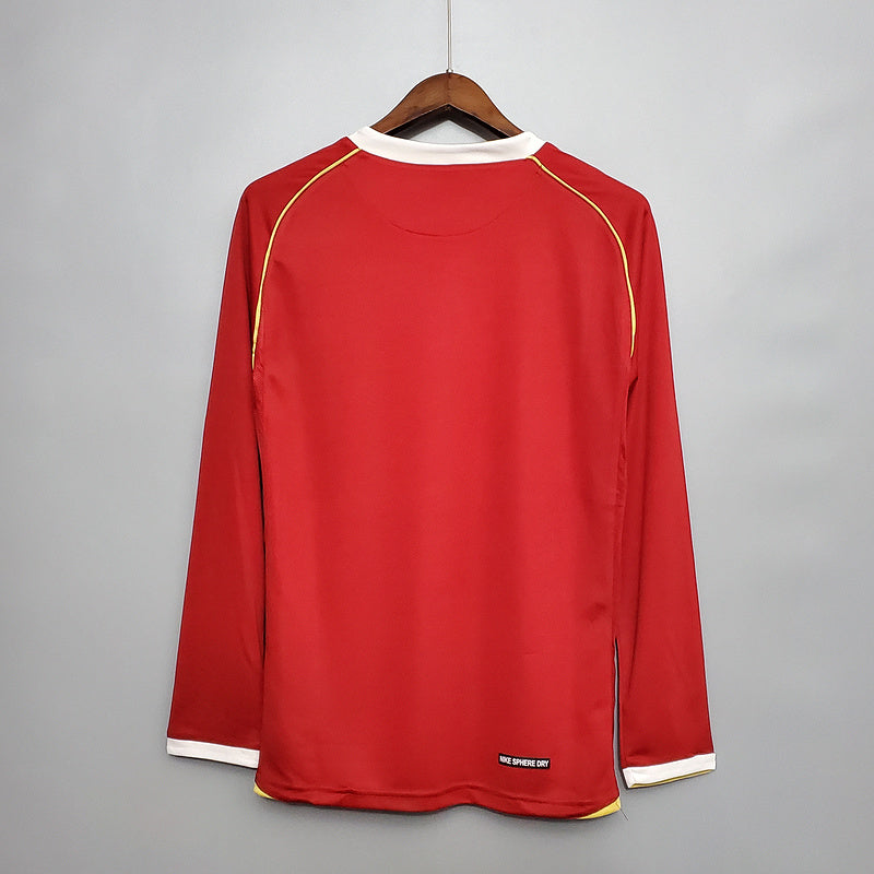Retro 06∕07 Manchester United MAN UTD Long sleeve Home (ACB2)
