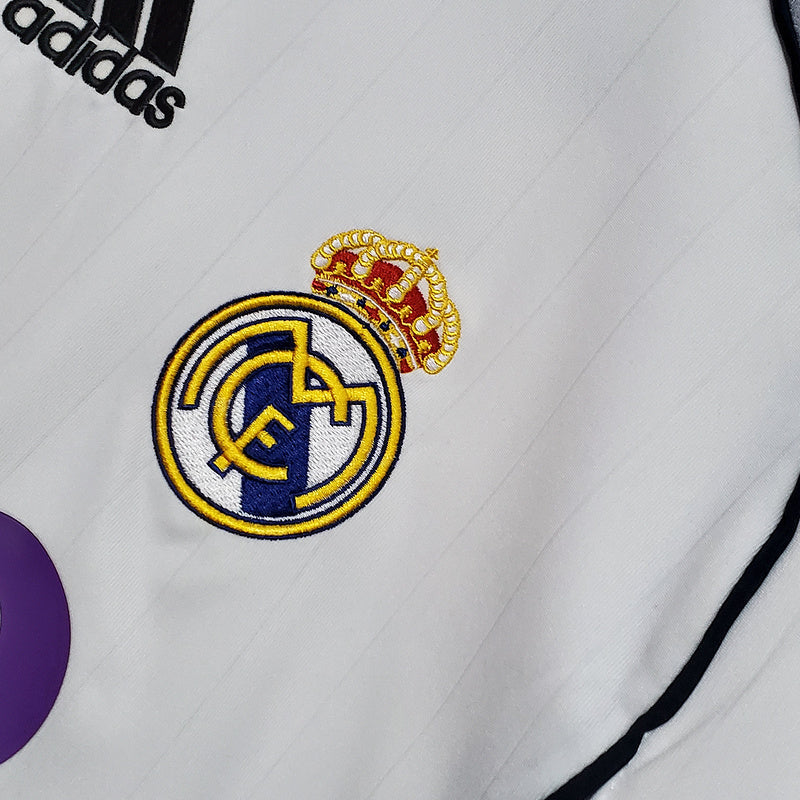 Retro Real Madrid Long sleeve 06∕07 home (A912)