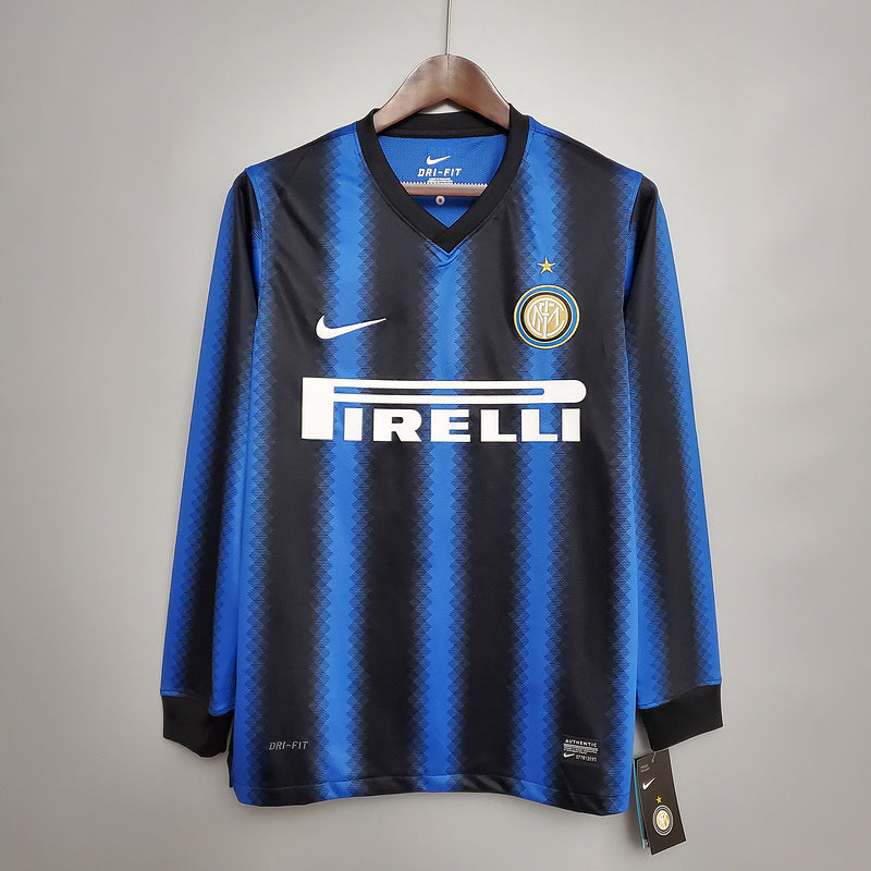 Retro long-sleeved 10∕11 Inter home