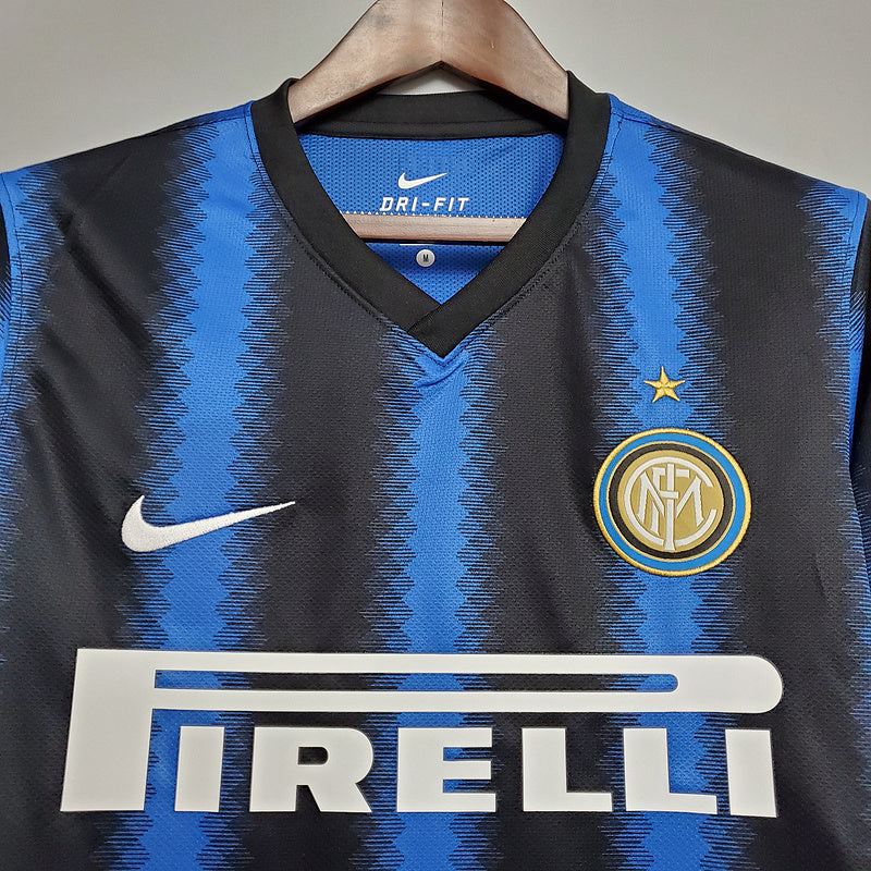 Retro long-sleeved 10∕11 Inter home