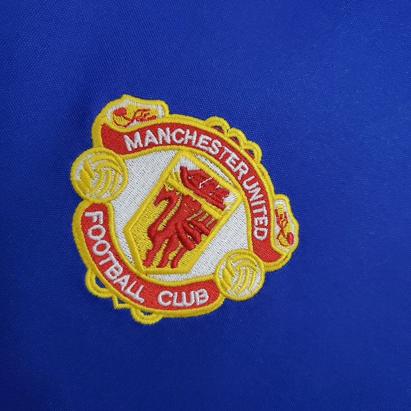 Retro Manchester United 85∕86 away blue (F6A4)