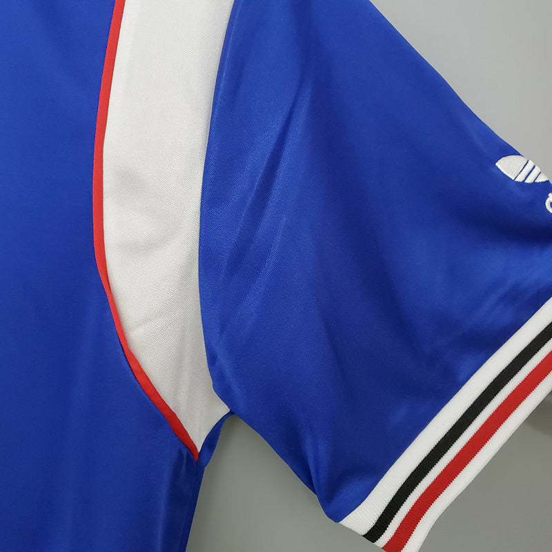 Retro Manchester United 85∕86 away blue (F6A4)