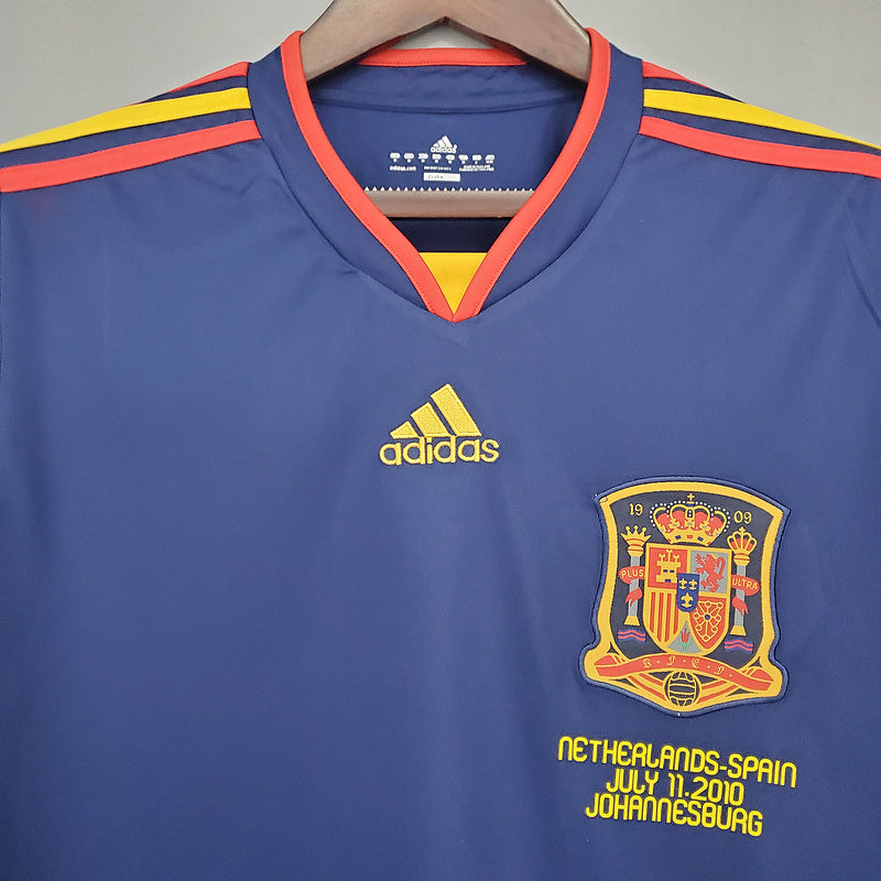 Retro long sleeve Spain 2010 away (1E07)