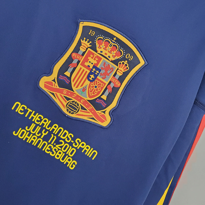 Retro long sleeve Spain 2010 away (1E07)