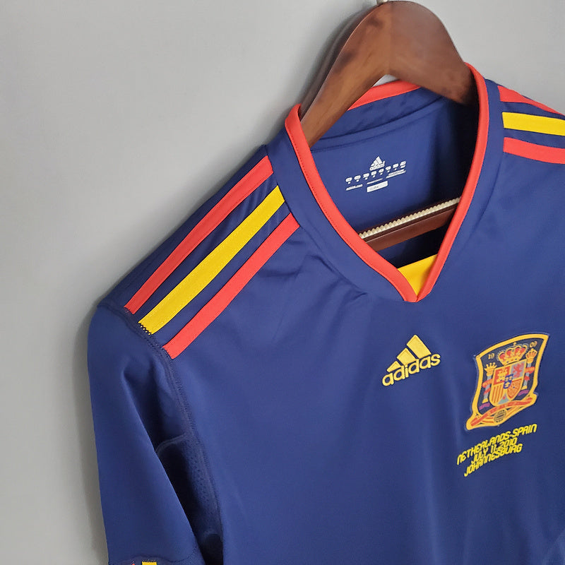 Retro long sleeve Spain 2010 away (1E07)
