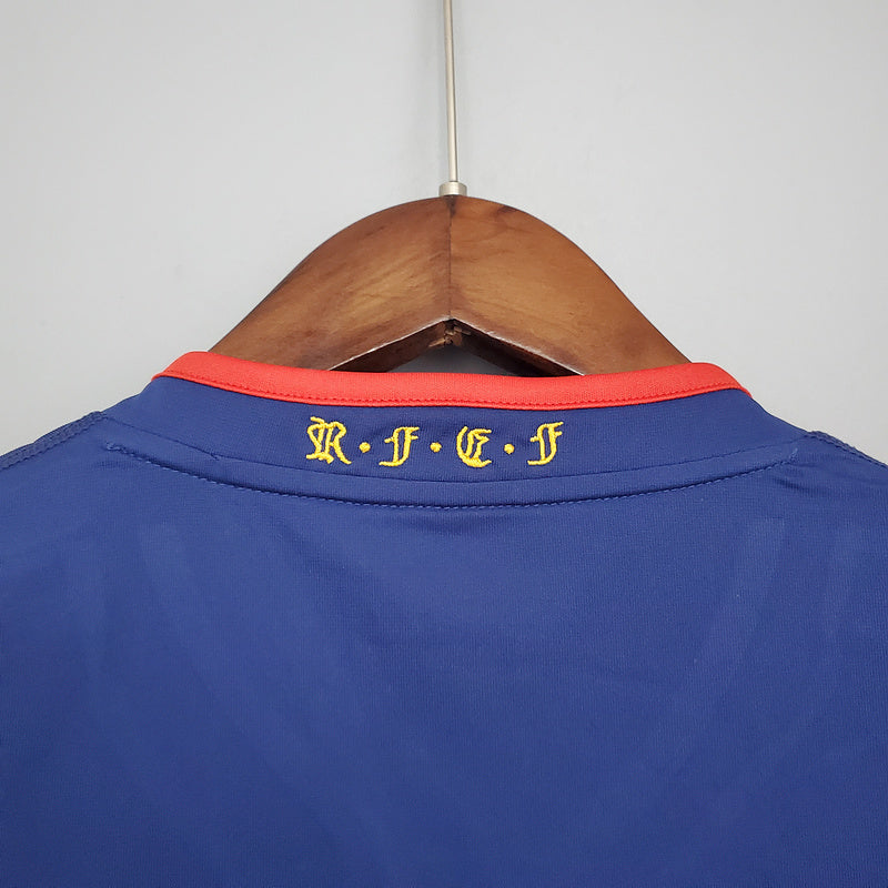 Retro long sleeve Spain 2010 away (1E07)