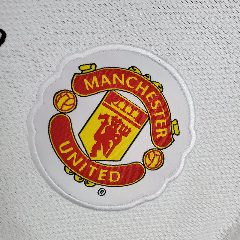 Retro Manchester United 08∕09 Champions League away white (D06B)