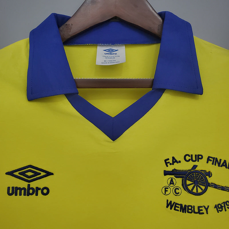 Retro long sleeve Arsenal 71∕79 Away yellow (5640)