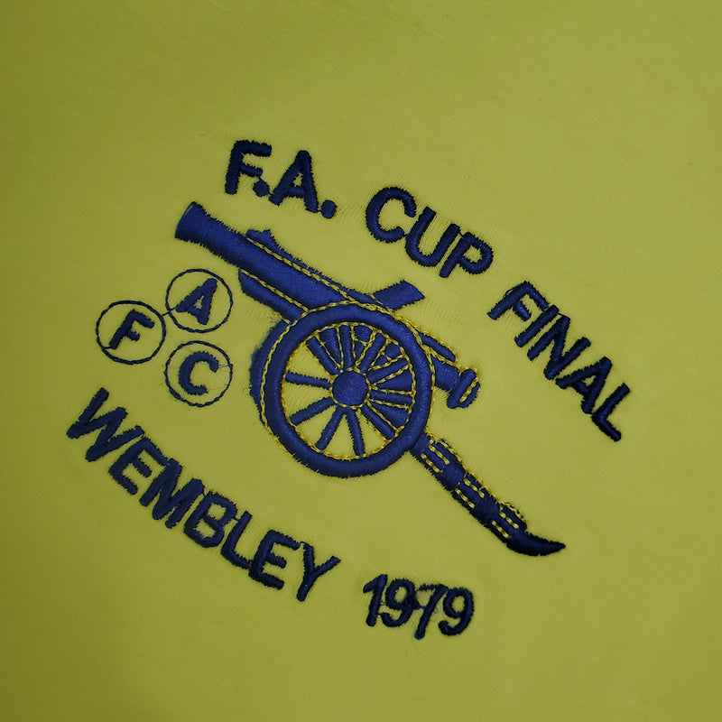 Retro long sleeve Arsenal 71∕79 Away yellow (5640)