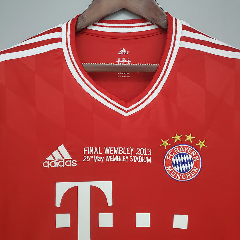 Retro long sleeve Bayern Munich 13∕14 Champions League home (025C)
