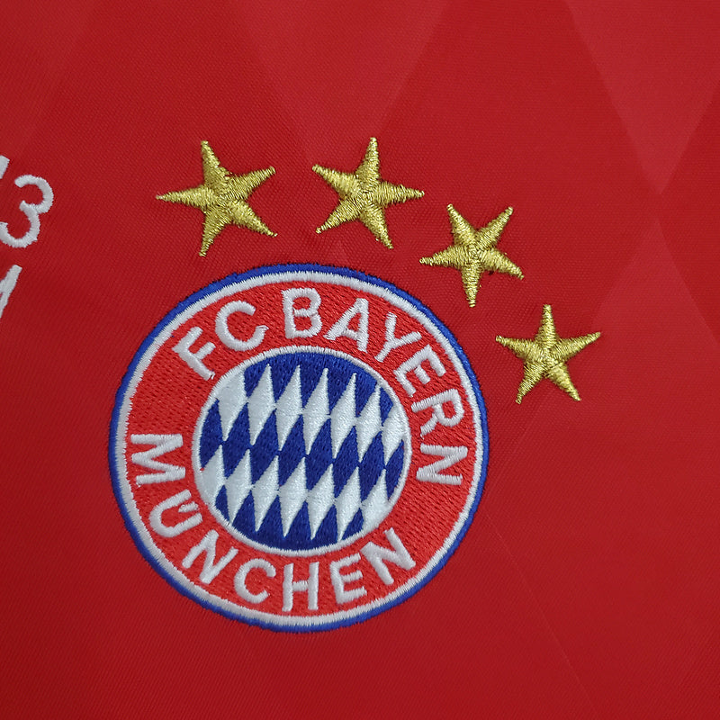 Retro long sleeve Bayern Munich 13∕14 Champions League home (025C)