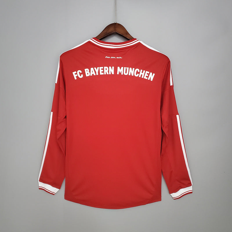 Retro long sleeve Bayern Munich 13∕14 Champions League home (025C)
