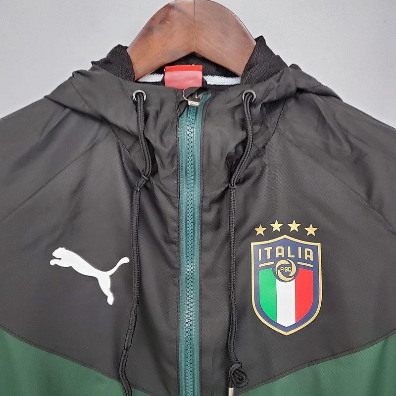 2021 Windbreaker Italy Black Green (380F)