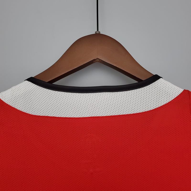 Retro Manchester United long sleeve 04∕06 home (D60B)