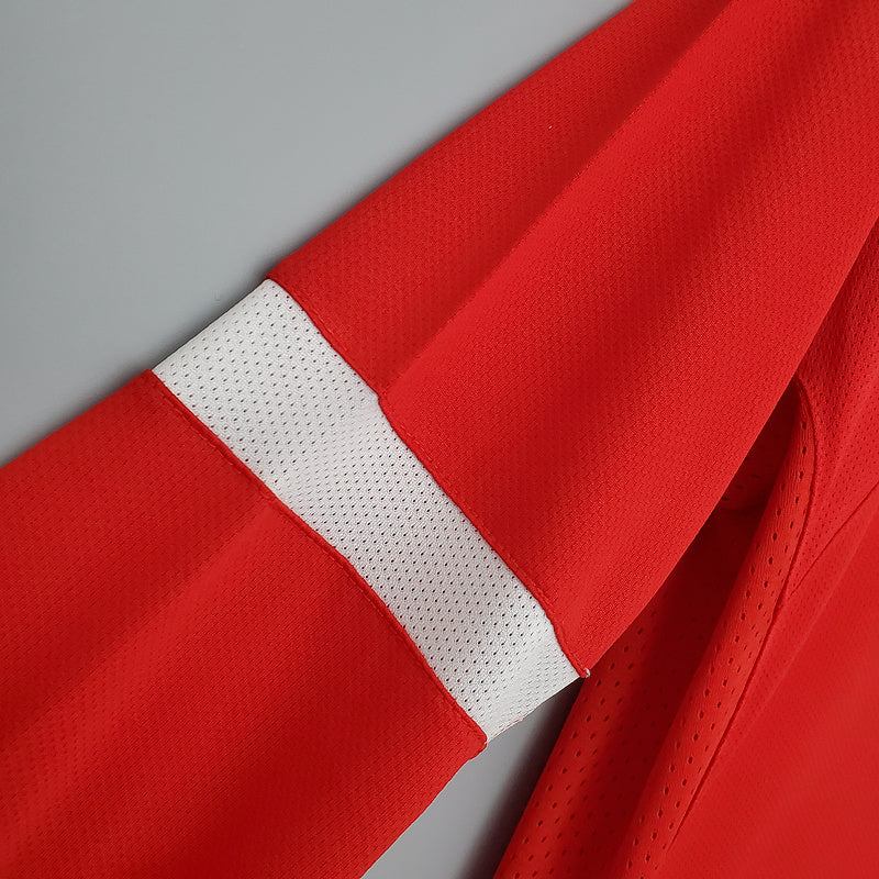 Retro Manchester United long sleeve 04∕06 home (D60B)
