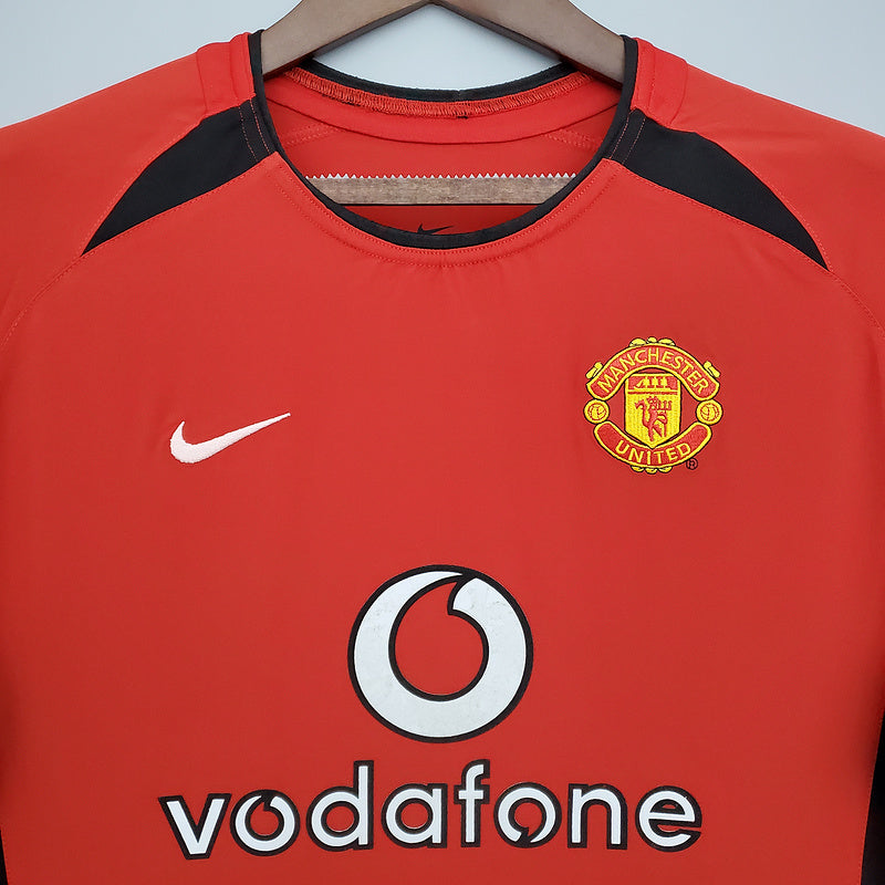 Retro Manchester United long sleeve 02∕04 home (FF40)