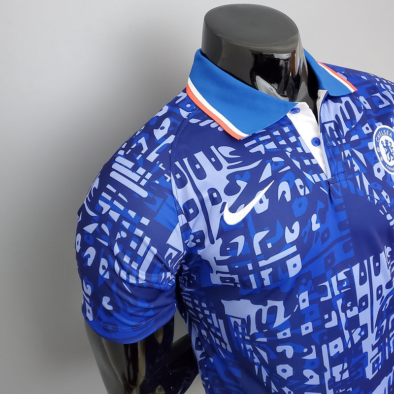 22 POLO Chelsea - Blue & White (4127)