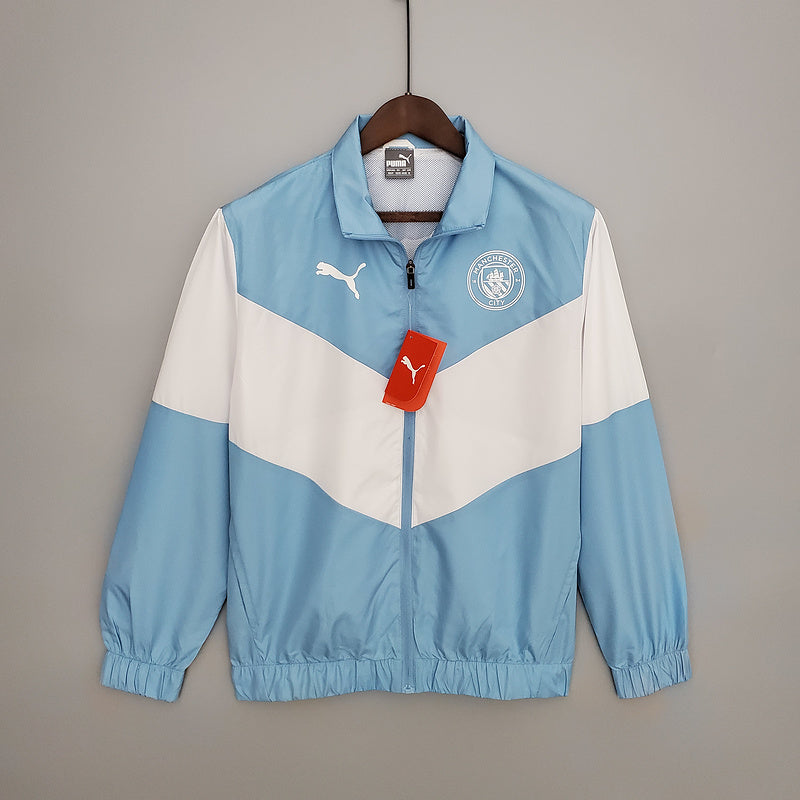 Manchester City WindBreaker Blue & White (3BAC)