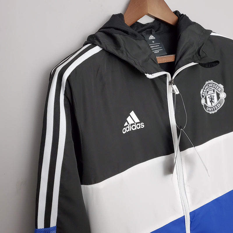 2022 Real Madrid Windbreaker Black Blue (8D15)