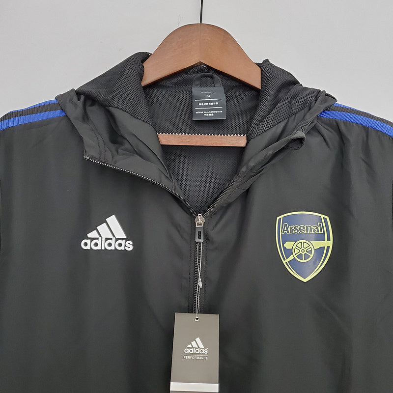 2022 Arsenal Windbreaker Black (364A)