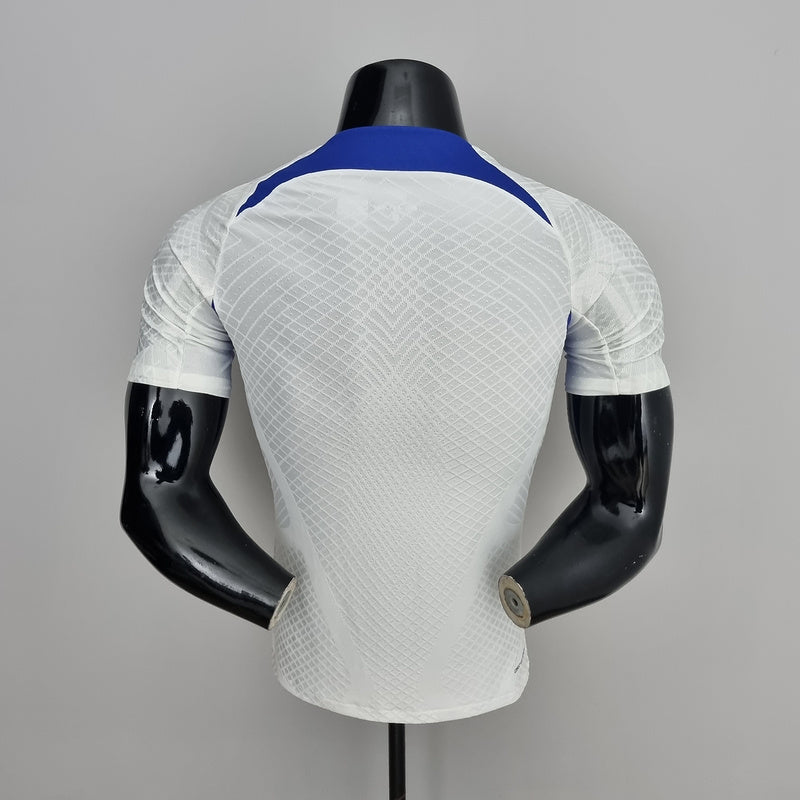 2022 Player Version France Training Suit - White (A55D)