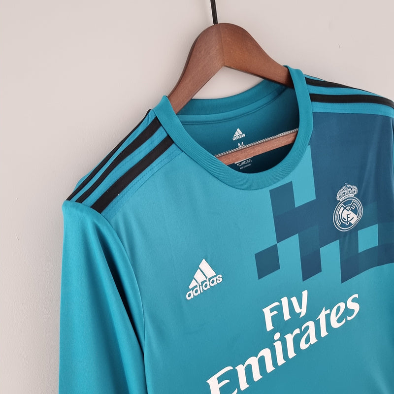Retro Real Madrid 17∕18 long sleeve third away (21EC)