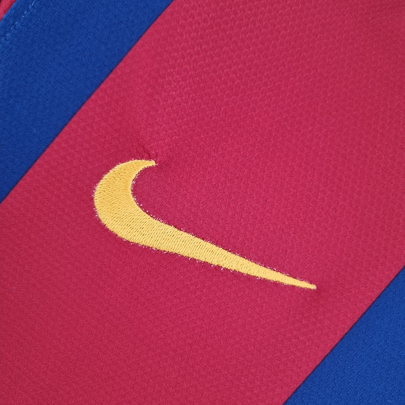 Retro Barcelona Long Sleeve 10∕11UEFA Champions League Home (1CCA)