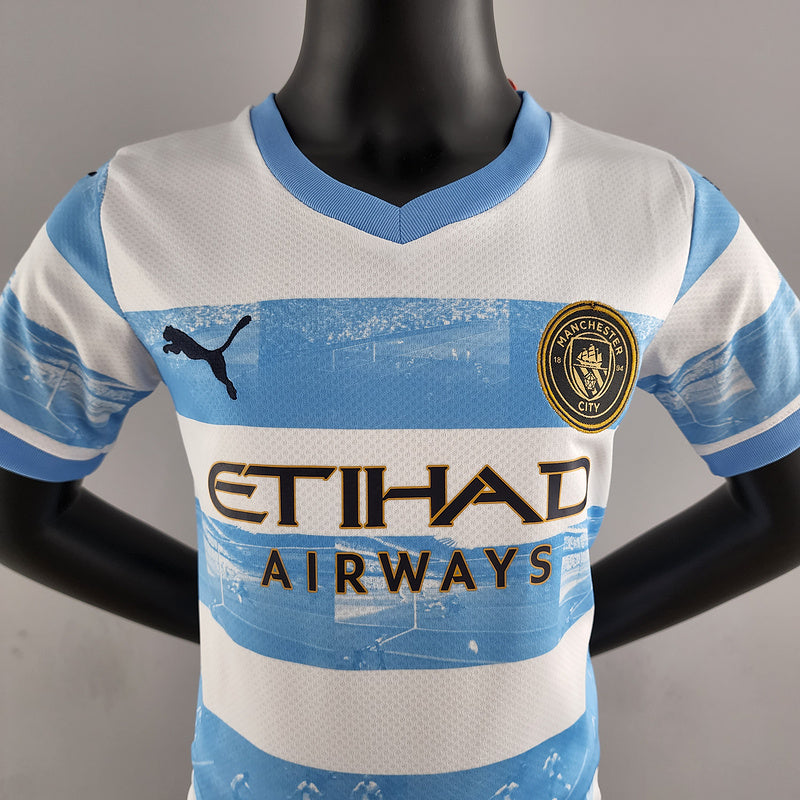22/23 Kids kit Manchester City Limited Edition - Blue & White (3606)