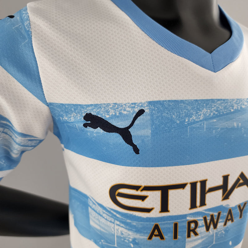 22/23 Kids kit Manchester City Limited Edition - Blue & White (3606)